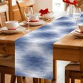 thumbnail image 1 of Table Runners 90 Inches Long Dress Scarves, Navy Blue Striped Farmhouse Coffee/Dining/Kitchen Table Decor Table Runner for Living Room, Abstract Vertical Streaks Stripes 13x90 Inch, 1 of 2