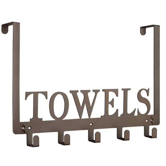Ganchos para toallas Kuhome Coffee de acero con alto contenido de manganeso para baño