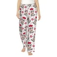 thumbnail image 2 of Picia Caring Cow Womens Soft Woven Cotton Elastic Waistband Sleep Pajama Pant Lounge Sleep Pant With Pockets And Drawstring-X-Large, 2 of 9