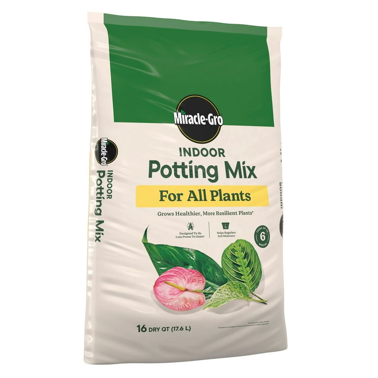 Miracle-Gro Indoor Potting Mix for All Plants, Use with
