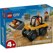 LEGO City Yellow Construction Wheel Loader Building Sensory Toy - Construction Vehicle Toy for Toddlers, Boys and Girls, Ages 4+ Educational, Learning Gift Idea for Preschoolers - 60450