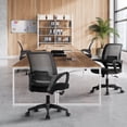 thumbnail image 6 of CELTOSS Ergonomic Home Office Chair, Mid Back Lumbar Support Desk Chair, Adjustable Height with Armrests for Adults, Black, 6 of 14