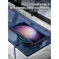 thumbnail image 4 of Poetic Guardian Case for Samsung Galaxy S23 Ultra 5G 6.8 inch , Clear Case with Built-in Screen Protector, Blue/ Clear, 4 of 6