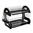 thumbnail image 4 of Dish Drying Rack and Drain Board Set with Removable Utensil Holder 6 Cup Hangers for Kitchen Counter, 4 of 7