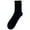 Black, variant on Women's Cozy Mid Calf Boot Socks Featuring Decorative Scalloped Edges and Warm Pile for Autumn Comfort