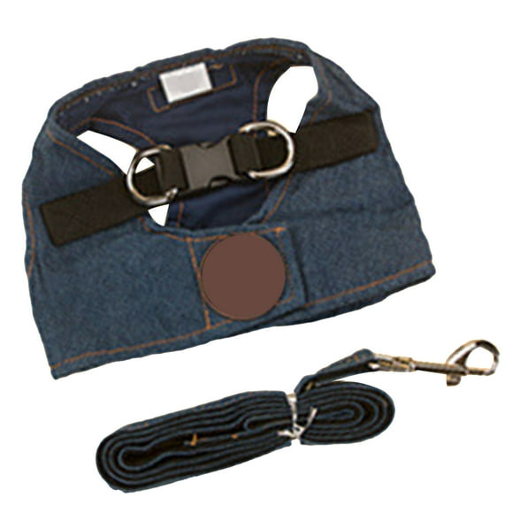 Walking Dog Harness Leash Kit,Blue Pet Vest Harness Dog Harness Leash Pet Vest Harness Cutting-Edge Features