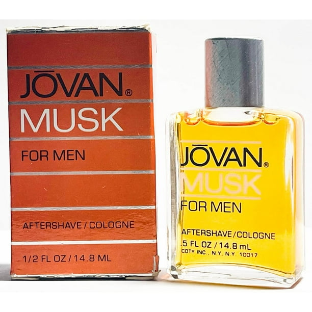 JOVAN MUSK * Coty 0.5 oz / 14.8 ml Miniature After Shave Men Cologne