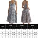 thumbnail image 2 of Vestido De Tirantes Elegante Vestido ajustado para mujer Slim Fit Floral Impreso A Shape Traje diario (Lake Blue L) Ygjytge para Mujer lago azul T L, 2 of 7