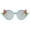 Blue, variant on Unicorns Design Girl's Round Circle Sunglasses Kid's Fashion UV 400 Pink