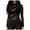 A, variant on Lace Mesh Sheer Long Sleeve Tops for Women Neck Ted See Through Tee Going Out Fitted Tight T Shirts Blouses S