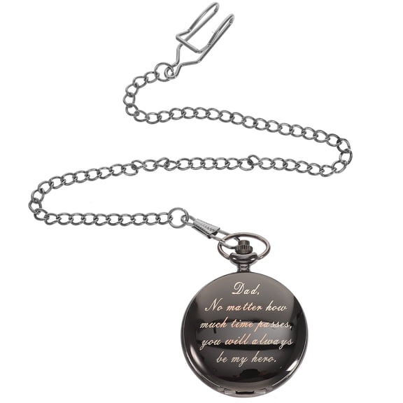 TABLZONE Vintage Style Automatic Mechanical Pocket Watch Metal Case 1 Pack Ideal for Valentine's Day Gift