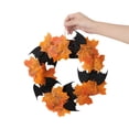 thumbnail image 1 of Guirnalda colgante de guirnalda de puerta delantera de Halloween de 11 pulgadas Arce artificial Leyfeng Guirnalda, 1 of 7