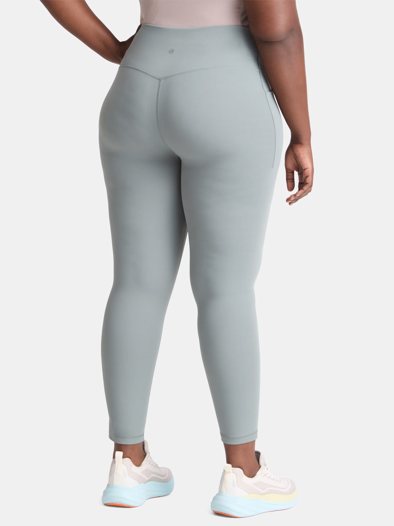 Avia Women's and Women's Plus SoftSculpt High Rise Leggings 27" with Pockets, Sizes XS-4X