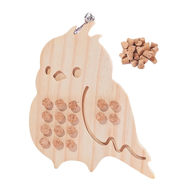 Juguete masticable para pájaros, suministros para mascotas, juguete para loros, periquitos, pinzones, guacamayos. forma de pollito