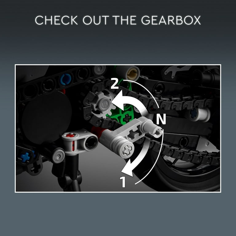 LEGO Technic Kawasaki Ninja H2R Motorcycle Toy for Build and