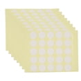 thumbnail image 2 of 200Pcs Transparent Rond Double Face Bande Autocollant Force Adhésif Clou Art15mm, 2 of 14