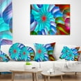 thumbnail image 3 of Designart Multi Layered Fractal Spirals - Abstract Throw Pillow - 18x18, 3 of 4