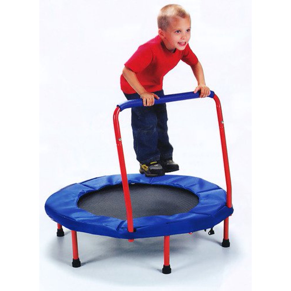 The Original Toy Company Fold & Go Kids Trampoline (Red)