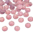 thumbnail image 1 of Uxcell 60 Pcs Rhinestone Flat Back Faux Druzy Crystal Diamonds Resin Embellishments Trims Beads for Jewelry Making Crafts, Pink, 1 of 7