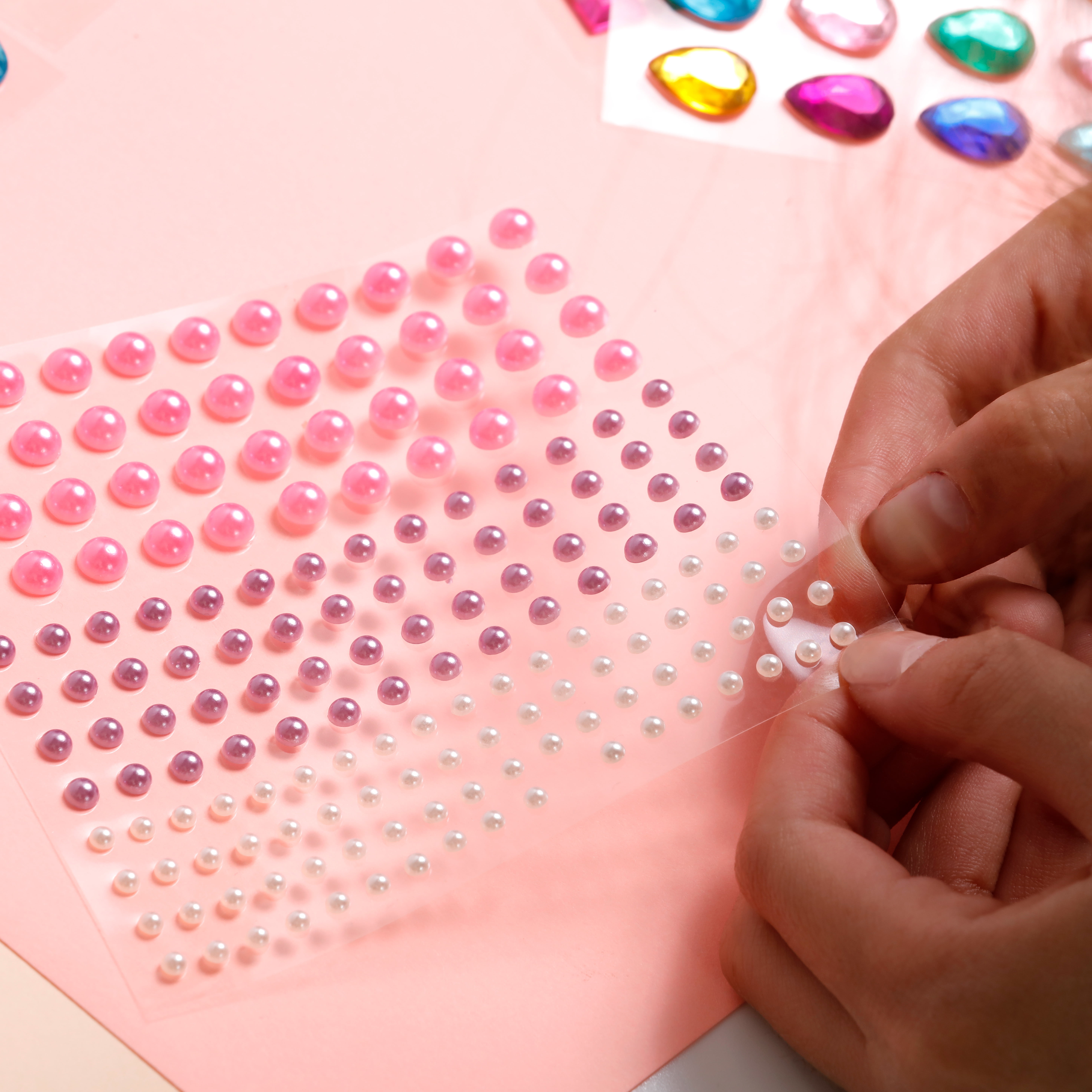 Penguin Rhinestone Stickers Self Adhesive Gems Embellishments DIY Crafts