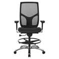 thumbnail image 3 of Scranton & Co ProGrid Mesh Back Drafting Chair with Black Mesh Seat, 3 of 11