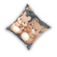 thumbnail image 2 of Two Cute Squirrel Hug Pinecones Throw Pillow Covers Pillowcases 20 x 20 Inch Home Decor 2 Packs for Bedroom Sofa, 2 of 6