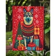 thumbnail image 3 of Norwegian Elkhound Holiday Christmas Garden Flag 11.25 in x 15.5 in, 3 of 5