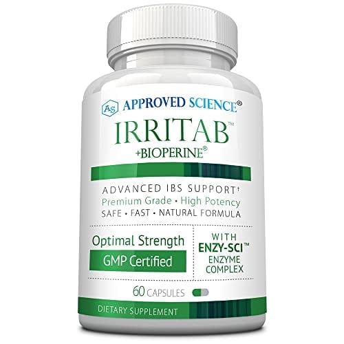Approved Science Irritab - Natural Digestive Enzyme Support - Total Support - 60 Capsules
