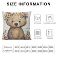 thumbnail image 5 of YINGXI Girl Throw Pillow Cover Nursery Pillow Case Decorative Men Women Boy Girl Room Cushion Cover for Home Couch Bed 20x20in, 5 of 5