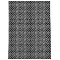 thumbnail image 1 of Carved Grid Black Area Rug by Kavka Designs, 1 of 3