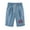 Light Blue, variant on Maean Womens Shorts Elastic Waist Knee Length Pleated Shorts Work Office Causal Capri Pants with Pockets