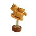 thumbnail image 1 of Estatua de animal para decoración de salpicadero de coche, cabezón, accesorios de madera, caballo mecedor Estilo B, 1 of 7