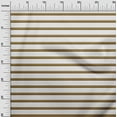 thumbnail image 2 of oneOone Cotton Poplin Twill Brown Fabric Stripe Block Dress Material Fabric Print Fabric By The Yard 56 Inch Wide, 2 of 2