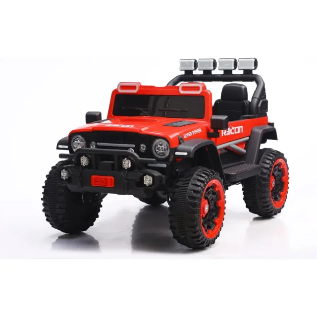 The Baby Shop Carro Montable Eléctrico Rojo C/ Karaoke Camioneta 4x4