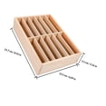 thumbnail image 2 of Raindrops 2Pcs Wooden Mobile Phone Holder Box Beige for Office and Classroom Phone Protection and Storage, 2 of 8