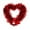ZB2-Love, variant on Prelit Valentine's Day Heart Shaped Wreath With Lights - Tinsel Wreath With Foil Heart - Lighted Hanging Valentines Decoration for Front Door, Wall, Indoor, Outdoor Party Favor