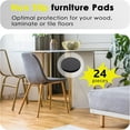 thumbnail image 7 of Non slip furniture pads-24 PCs 2inch(50.8mm) furniture grippers, non skid for furniture legs, self adhesive rubber furniture feet, anti skid furniture hardwood floor protector keep furniture in place!, 7 of 7