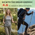 thumbnail image 2 of Ultra Light Carbon Fiber Trekking Poles | Collapsible Walking Sticks for Hiking & Trail Running | 125cm Non Adjustable, 130g, Shiny Yellow, Anti-Slip Grip for Men & Women, 2 of 7