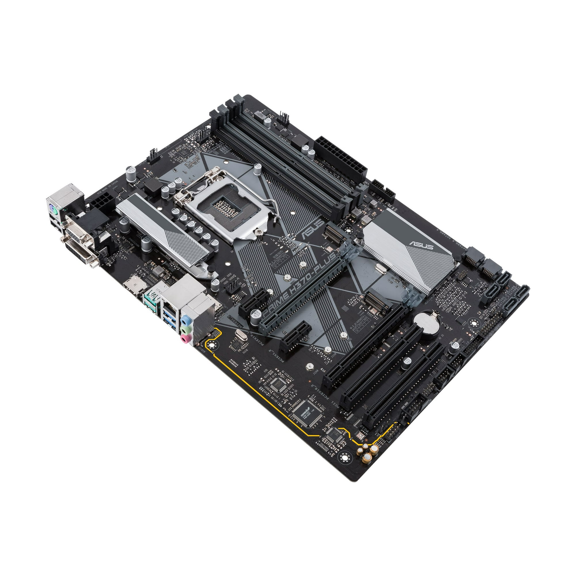 ASUS PRIME H370 PLUS Motherboard ATX LGA1151 Socket H370 Chipset USB 3.1 Gen 1 USB 3.1 Gen 2 Gigabit LAN onboard graphics CPU required HD Audio 8 channel Walmart