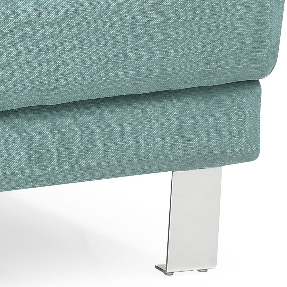 Glory Furniture Riveredge Ottoman in Teal Color