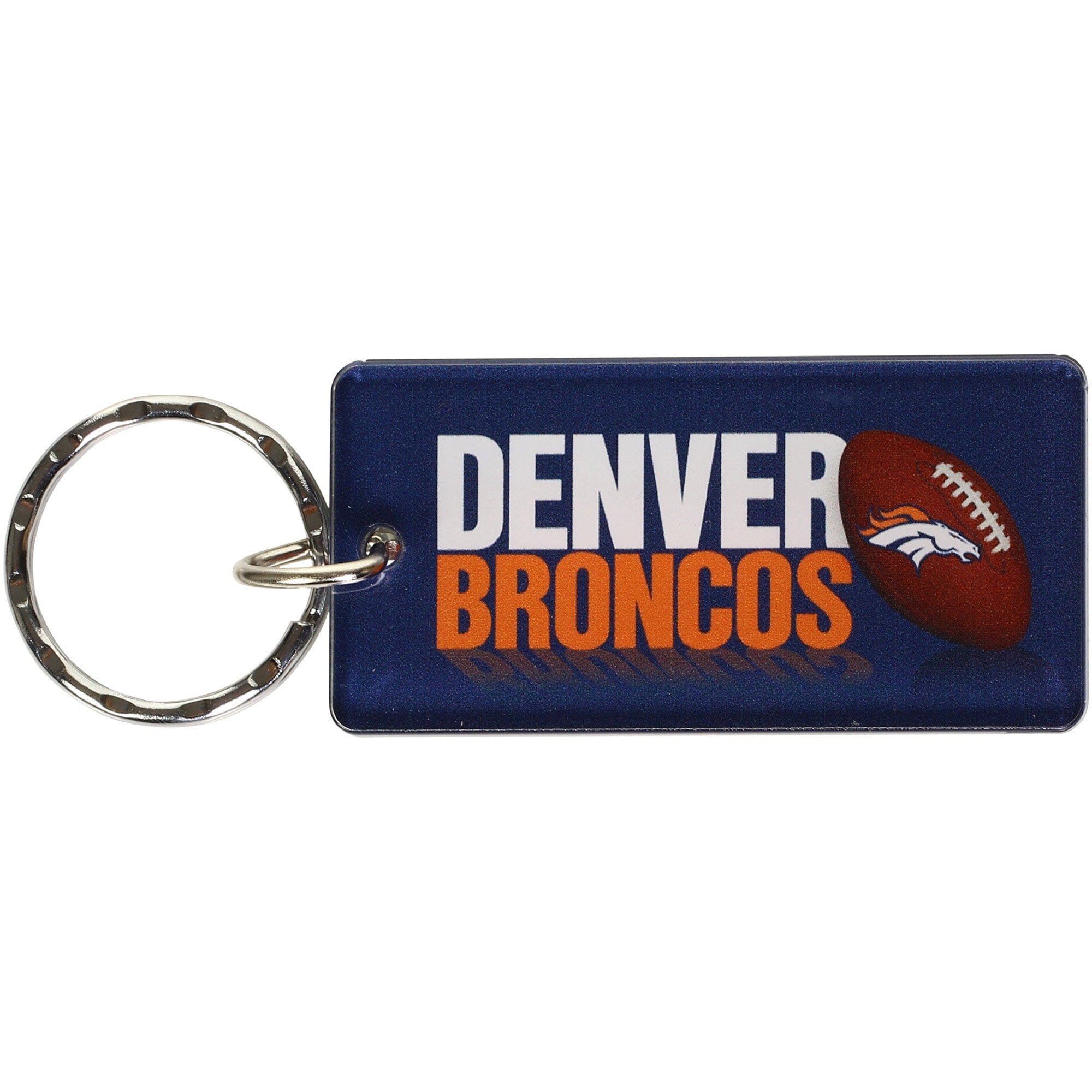 Acrylic Denver Broncos Keyring 