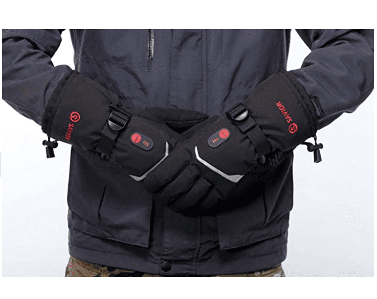 Outdoor heated Gloves-for Outdoor Hunting Camping Riding Motorcycle(Black)