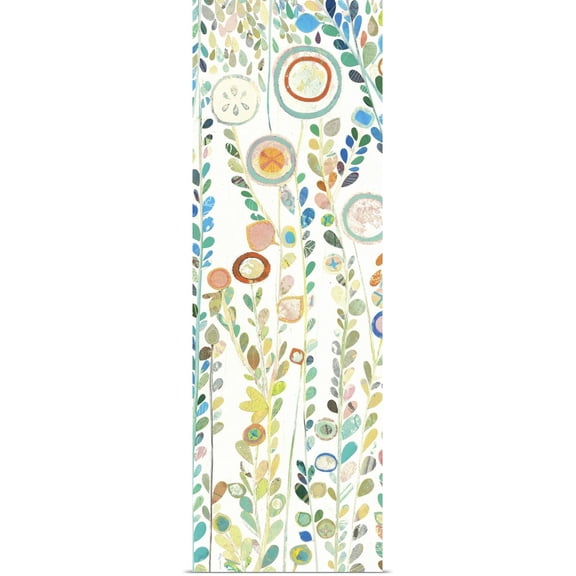 Great BIG Canvas | Rolled Candra Boggs Poster Print entitled Under the Rain Panel II White