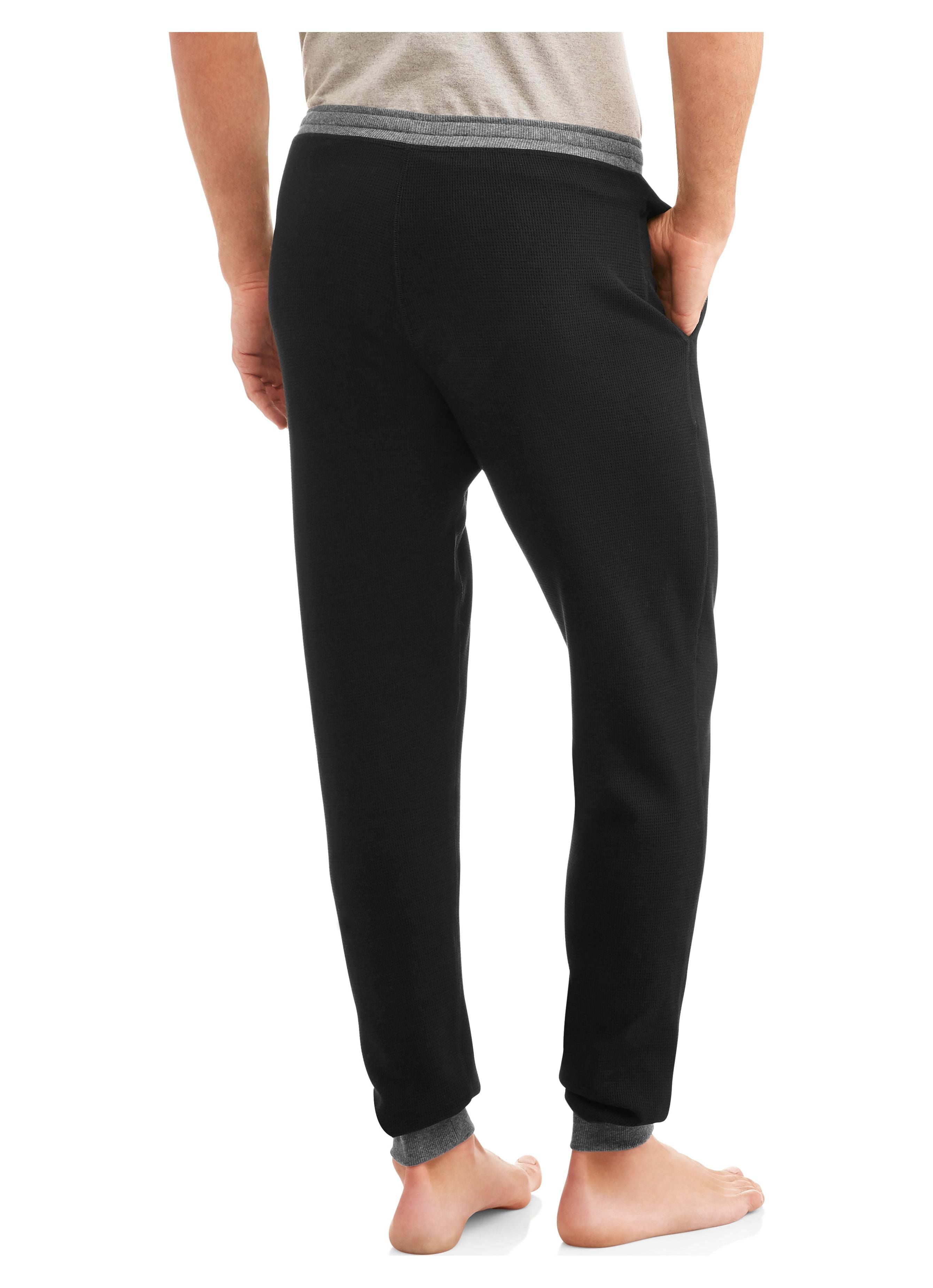 Hanes Men's ComfortBlend Waffle Jogger Sleep Pant