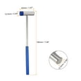 thumbnail image 2 of Uxcell 2pcs Double Face Small Plastic Metal Hammer 7" Round Dual Head Multifunctional Mallet with Soft/Hard Tips, Blue, 2 of 5