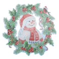 thumbnail image 2 of Rhinestone Painting Wreath Sturdy Durable Unique Design Beautiful At Rhinestone Art WreathDZ646, 2 of 3
