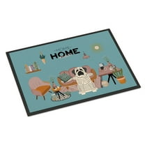 White Mastiff Brindle Sweet Home Indoor or Outdoor Mat 18x27 CK7861MAT