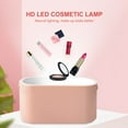 thumbnail image 2 of JIUOU Cosmetics Box - Jewelry & Makeup Storage Train Case with LED Light & Mirror Lid, 2 of 8