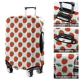 thumbnail image 5 of Red Strawberry Plants White Pattern Luggage Cover Fashion Suitcase Cover Baggage Covers Fit 25-28 Inch Luggage (Go Travel), 5 of 5