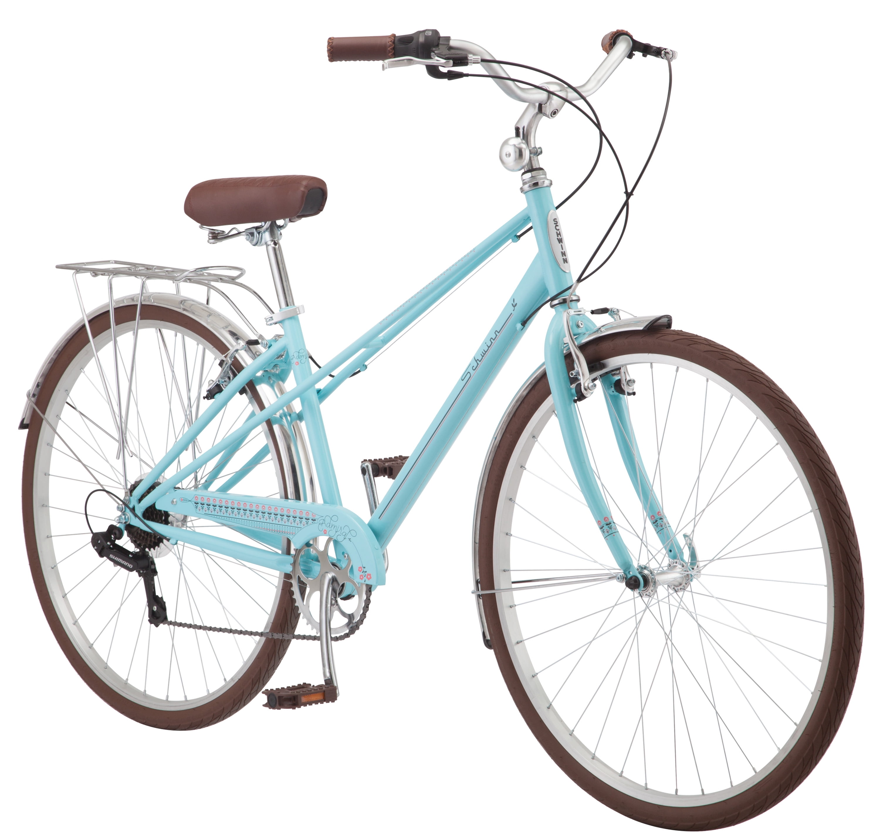 Schwinn Cruiser Commuter Bike 26” Women’s Comfort Blue Beach Hybrid Bicycle New! 